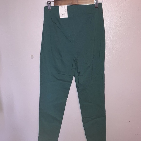 Time and Tru high rise stretch pants with side zip - Picture 2 of 4